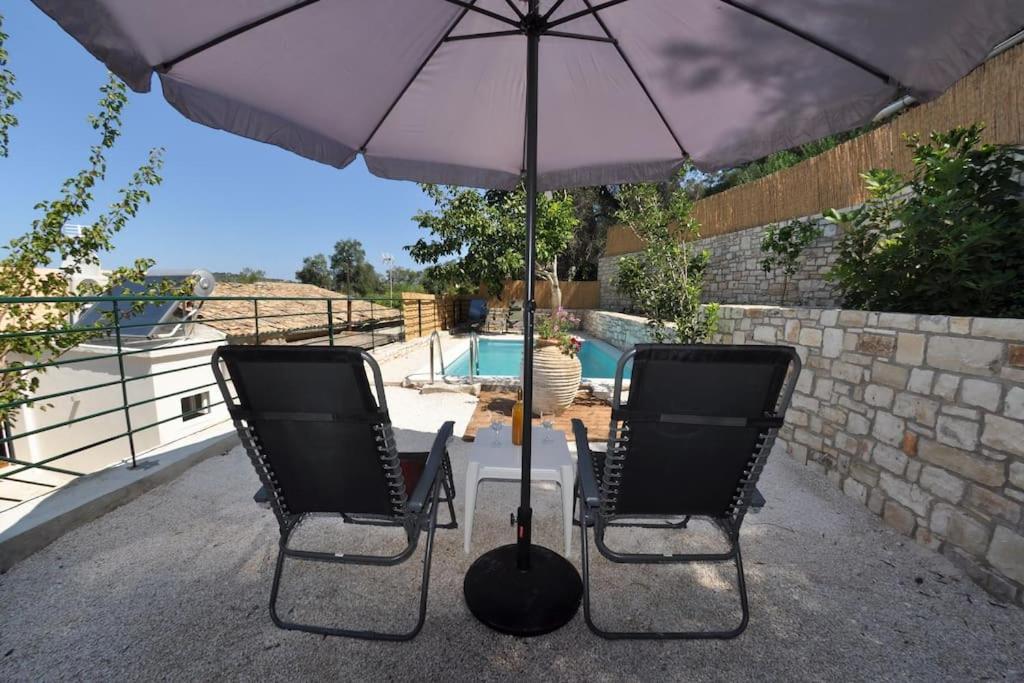 Villa Paxos Adamantia With Private Pool ไกออส ภายนอก รูปภาพ